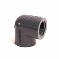 Thrifco Plumbing 1/2 Inch Threaded x Threaded PVC 90 Elbow SCH 80 8214206